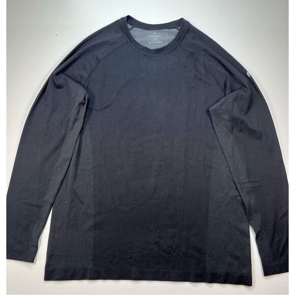 NEW Fabletics The Training Day Long Sleeve Tee Black Men's Size Extra Large XL - Picture 6 of 10